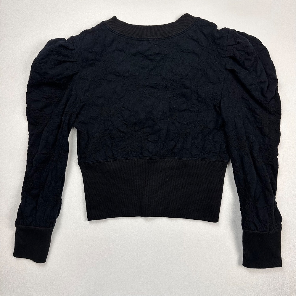 FREE PEOPLE GEMMA PUFF SLEEVE HENLEY - Picture 4 of 6